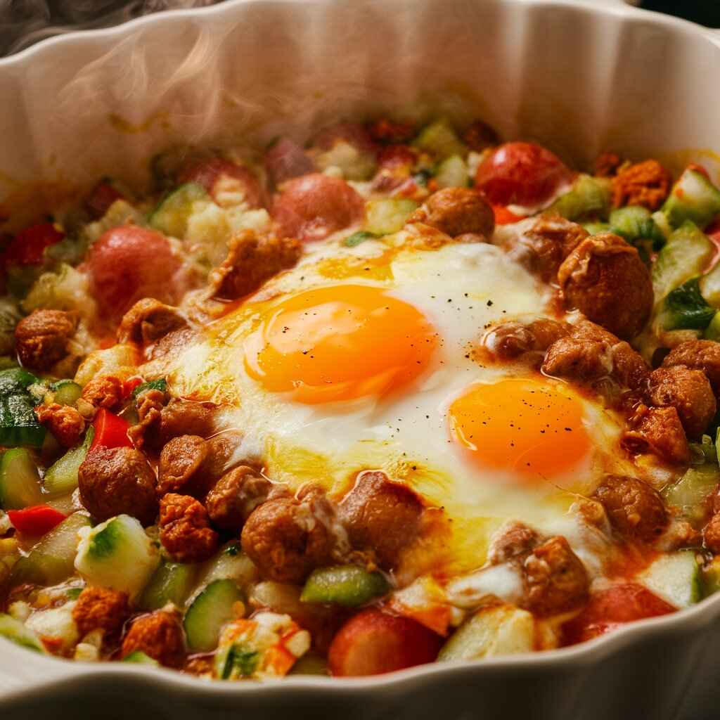 chicken breakfast recipes susage casserol